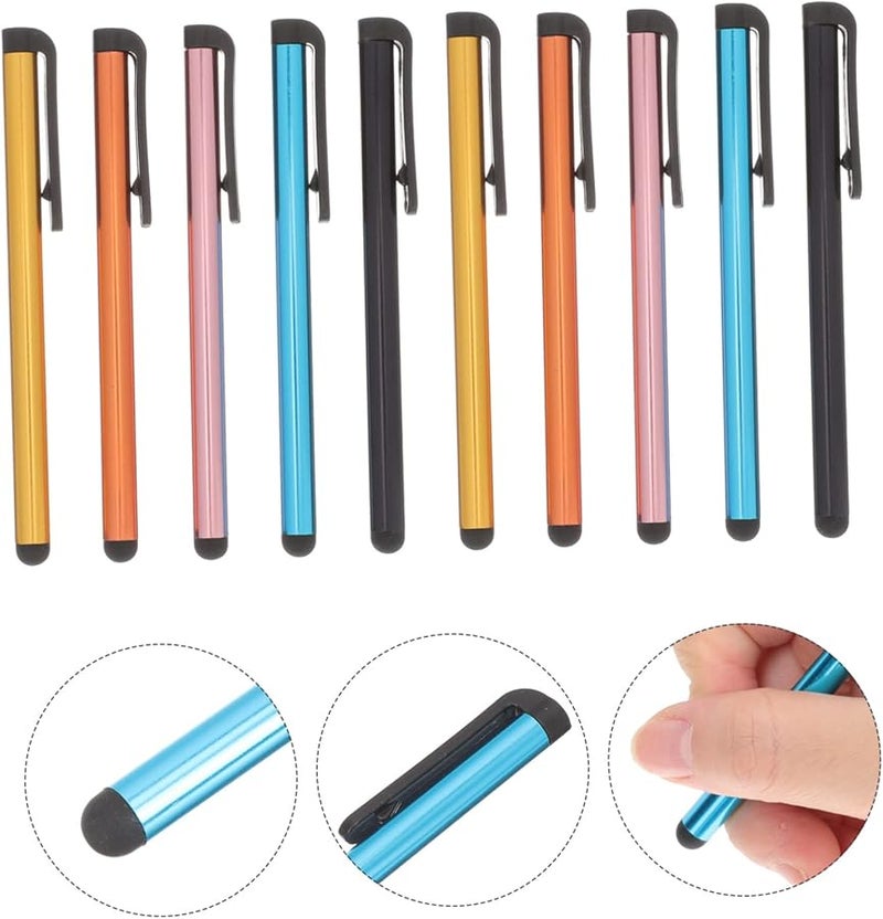 20 Pcs Capacitive Stylus Pen Set for Touch Screen Tablets and Phones Random Colors - Image 4